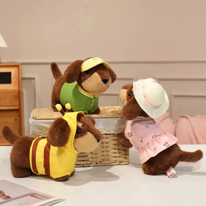 kawaiies-softtoys-plushies-kawaii-plush-Dress-Up Dachshund Sausage Dog Plushies Soft toy 