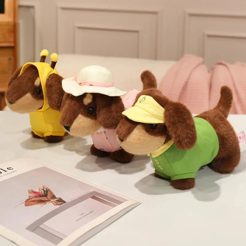 kawaiies-softtoys-plushies-kawaii-plush-Dress-Up Dachshund Sausage Dog Plushies Soft toy 