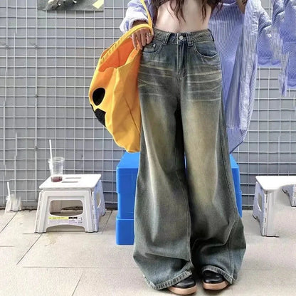 kawaiies-softtoys-plushies-kawaii-plush-Dust Fade Baggy Women's Denim Apparel 