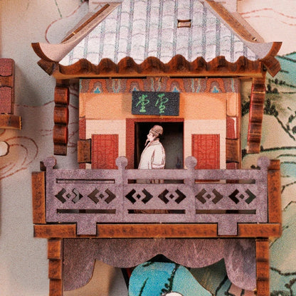 kawaiies-softtoys-plushies-kawaii-plush-East Waterfall Village Wooden Bookshelf Nook Kit Wooden Kit 