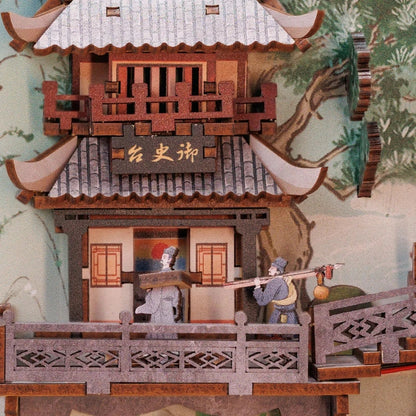 kawaiies-softtoys-plushies-kawaii-plush-East Waterfall Village Wooden Bookshelf Nook Kit Wooden Kit 