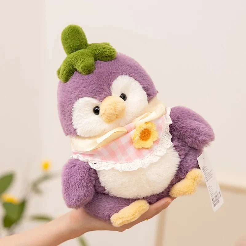 kawaiies-softtoys-plushies-kawaii-plush-Eggplant Purple Penguin Plushie Soft toy 