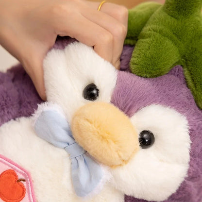 kawaiies-softtoys-plushies-kawaii-plush-Eggplant Purple Penguin Plushie Soft toy 