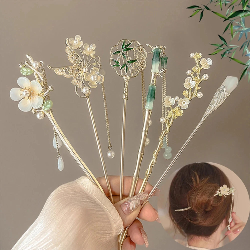 kawaiies-softtoys-plushies-kawaii-plush-Elegant Bamboo Flower Chinese Style Hair Pin Accessories 