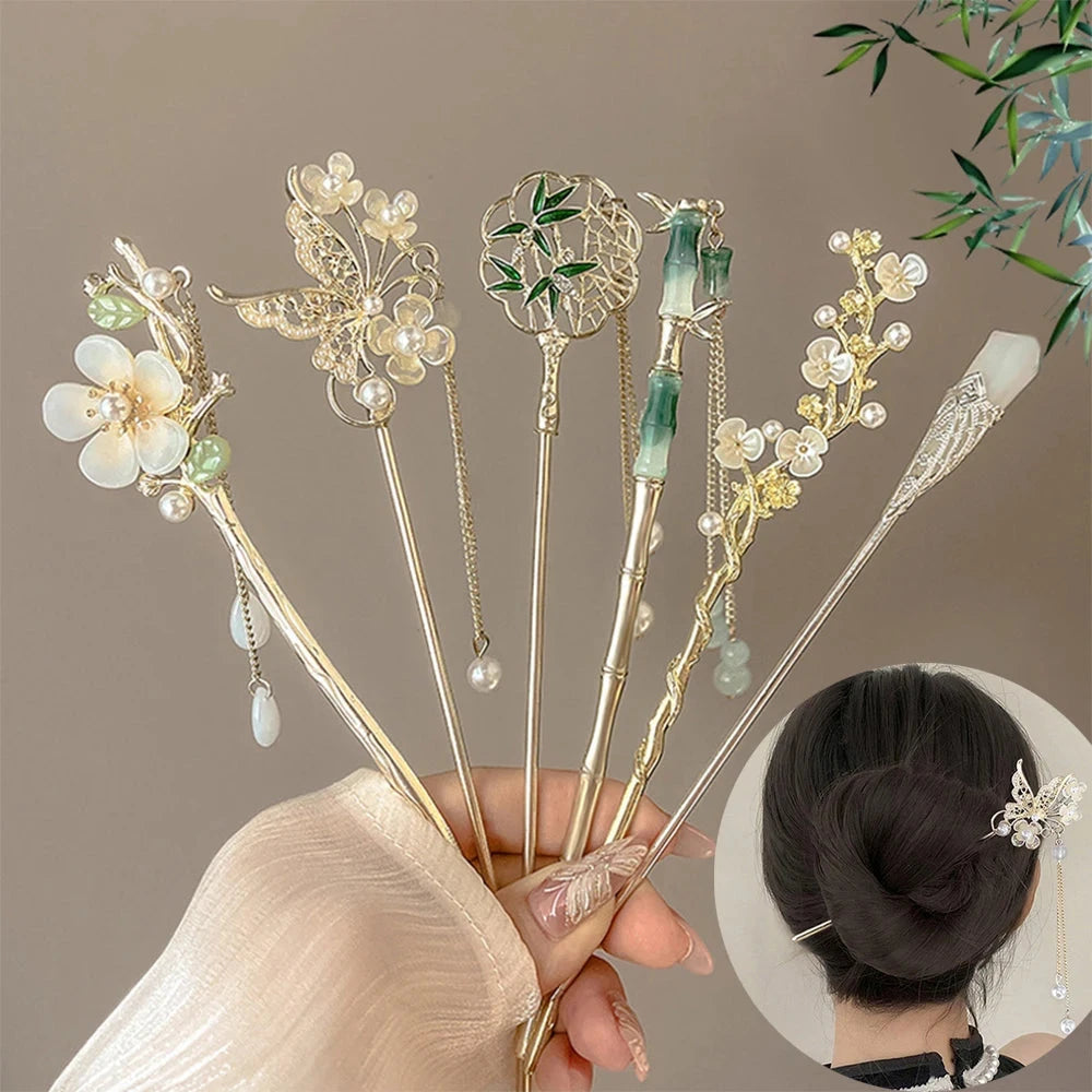 kawaiies-softtoys-plushies-kawaii-plush-Elegant Bamboo Flower Chinese Style Hair Pin Accessories 