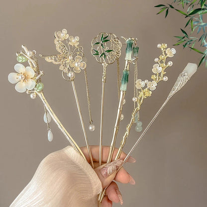 kawaiies-softtoys-plushies-kawaii-plush-Elegant Bamboo Flower Chinese Style Hair Pin Accessories 