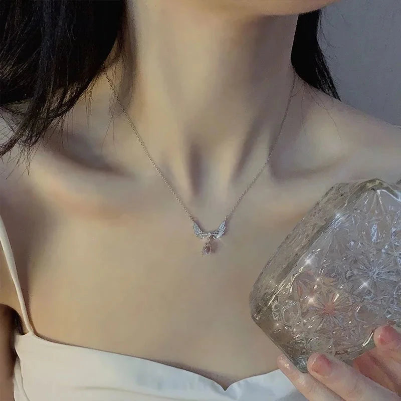 kawaiies-softtoys-plushies-kawaii-plush-Fearless Angel Wings Pendant Necklace Jewelry 