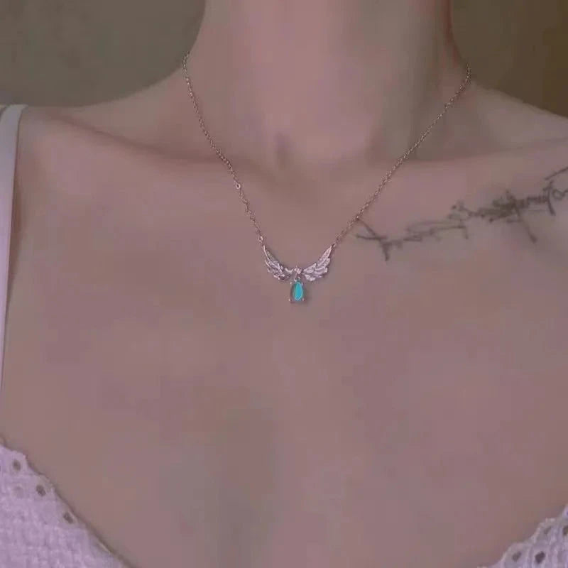 kawaiies-softtoys-plushies-kawaii-plush-Fearless Angel Wings Pendant Necklace Jewelry 