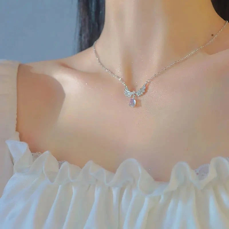 kawaiies-softtoys-plushies-kawaii-plush-Fearless Angel Wings Pendant Necklace Jewelry 