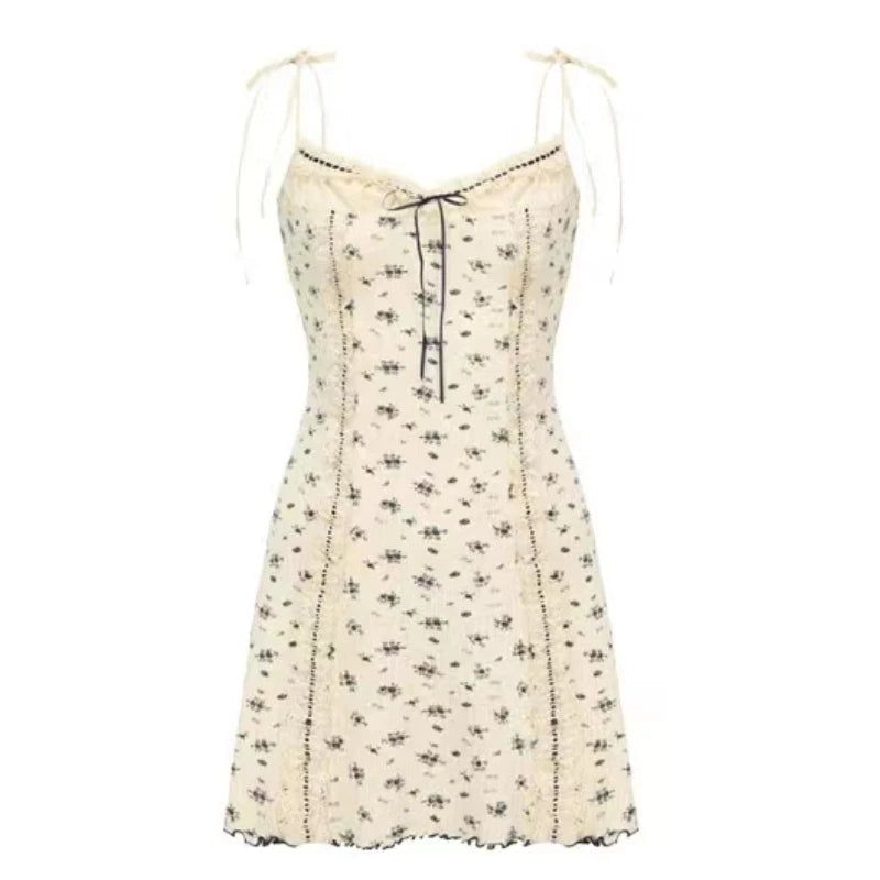 kawaiies-softtoys-plushies-kawaii-plush-Floral French Vintage Dress Cardigan Set Apparel Dress Only S 