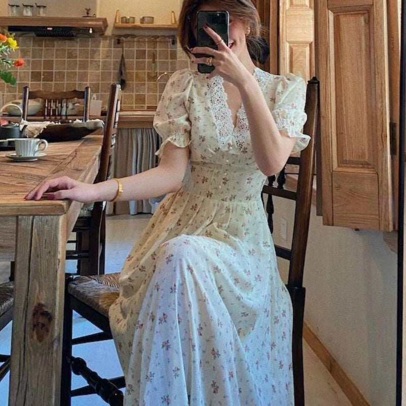 kawaiies-softtoys-plushies-kawaii-plush-Floral Vintage Lace Cottage Dress Apparel 