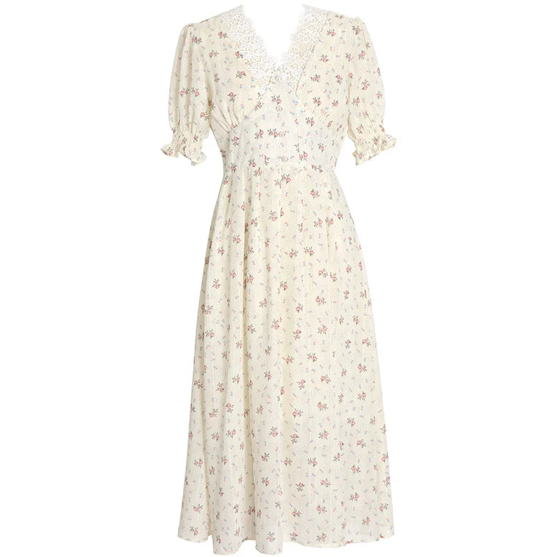 kawaiies-softtoys-plushies-kawaii-plush-Floral Vintage Lace Cottage Dress Apparel 