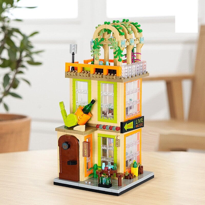 kawaiies-softtoys-plushies-kawaii-plush-Flower Cake Cafe Bar Shops Micro Building Sets Build it Bar 