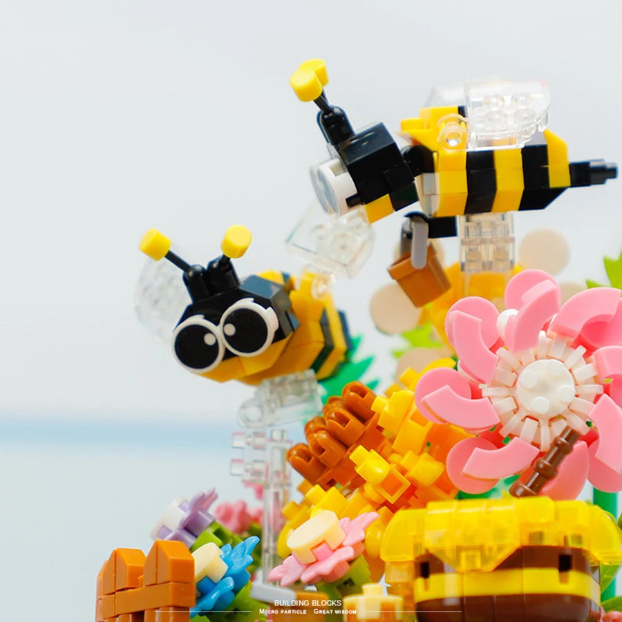 kawaiies-softtoys-plushies-kawaii-plush-Flowers Insects Butterfly Bee Nano Building Blocks Build it 