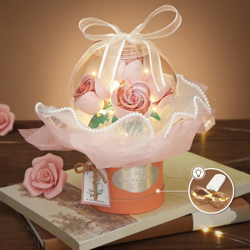 kawaiies-softtoys-plushies-kawaii-plush-Flowers with Love Light Up Nano Building Set Build it 