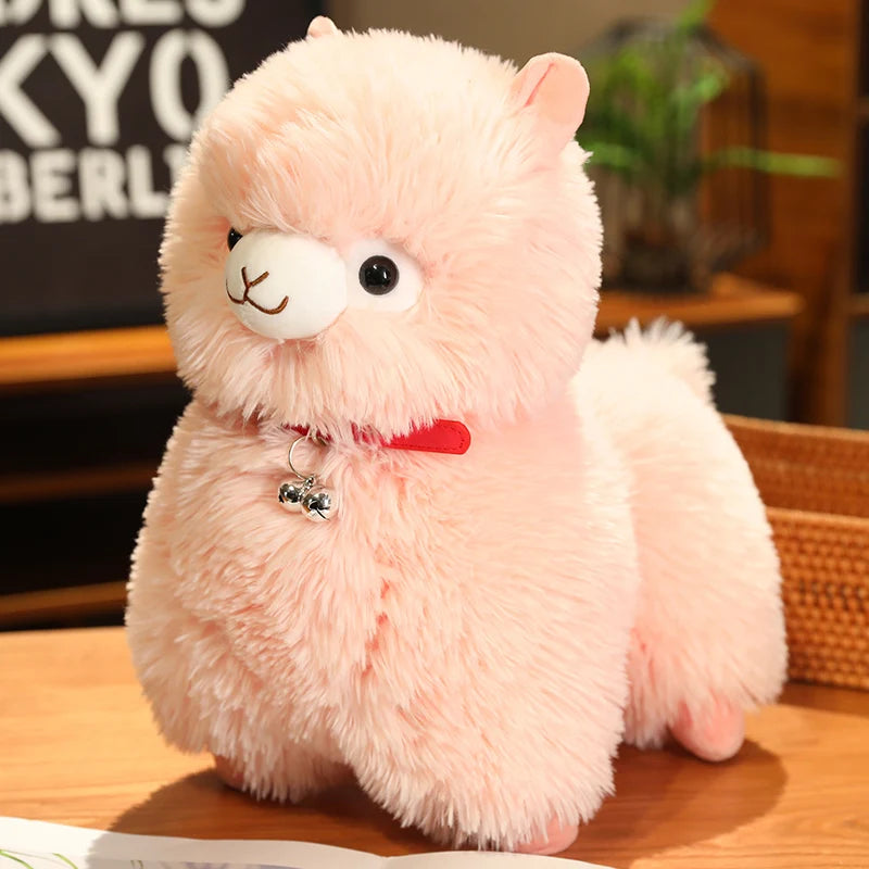 Fluffy Alpaca Llama Plushies with Bell Kawaiies