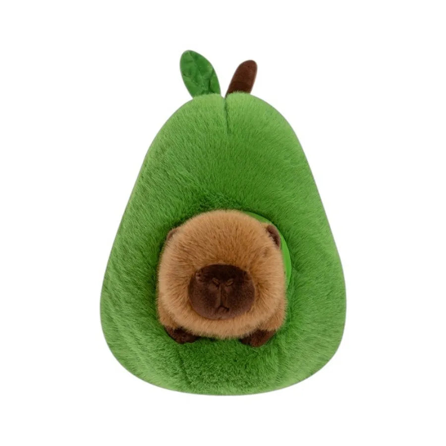 kawaiies-softtoys-plushies-kawaii-plush-Fluffy Avocado Capybara Plushie Soft toy 