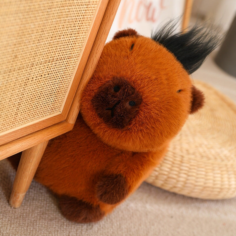 kawaiies-softtoys-plushies-kawaii-plush-Fluffy Brown Capybara Plushie | NEW Soft toy 