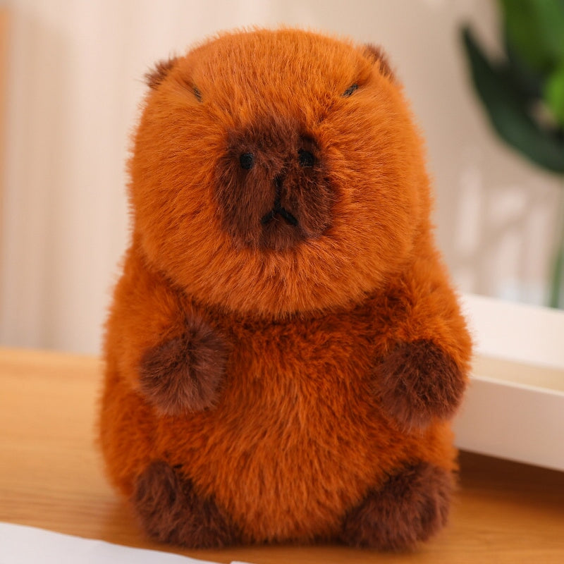 kawaiies-softtoys-plushies-kawaii-plush-Fluffy Brown Capybara Plushie | NEW Soft toy 