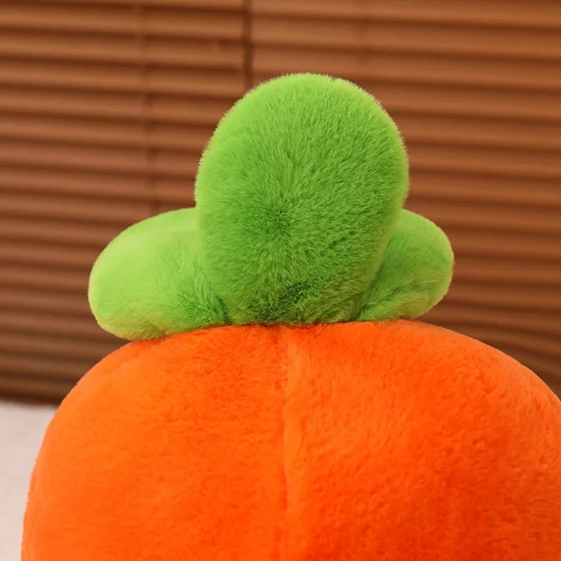 kawaiies-softtoys-plushies-kawaii-plush-Fluffy Carrot Plushie with Mini Hanging Carrots Soft toy 