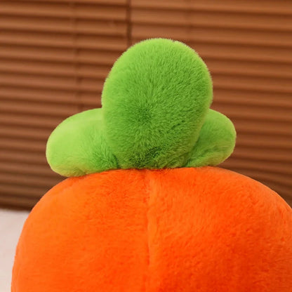 kawaiies-softtoys-plushies-kawaii-plush-Fluffy Carrot Plushie with Mini Hanging Carrots Soft toy 