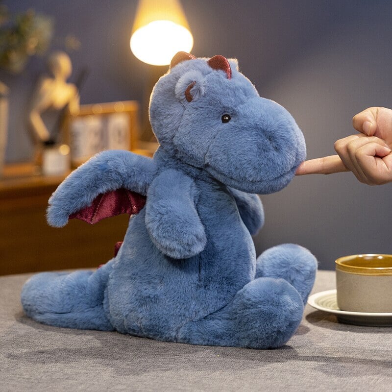 kawaiies-softtoys-plushies-kawaii-plush-Fluffy Chonky Sitting Dragon Family Plushies | NEW Soft toy 