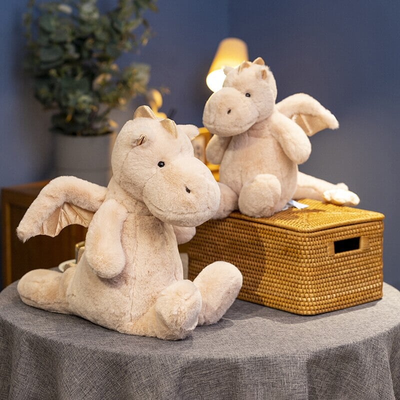 kawaiies-softtoys-plushies-kawaii-plush-Fluffy Chonky Sitting Dragon Family Plushies | NEW Soft toy 