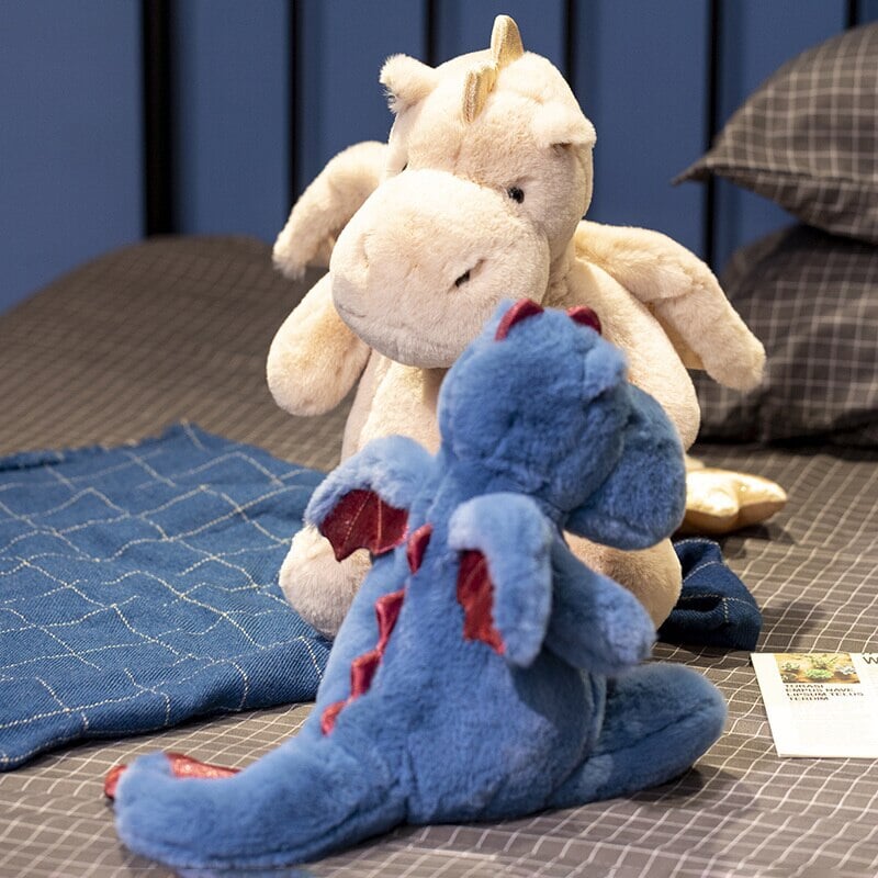 kawaiies-softtoys-plushies-kawaii-plush-Fluffy Chonky Sitting Dragon Family Plushies | NEW Soft toy 