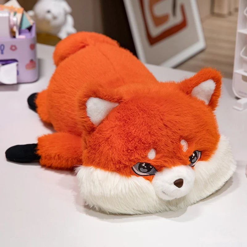 kawaiies-softtoys-plushies-kawaii-plush-Fluffy Chubby Fox Plushie Soft toy Laying/30cm 