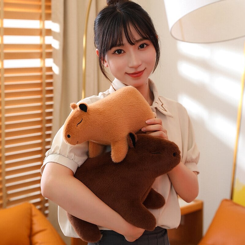 kawaiies-softtoys-plushies-kawaii-plush-Fluffy Cute Capybara Plushie Soft toy 