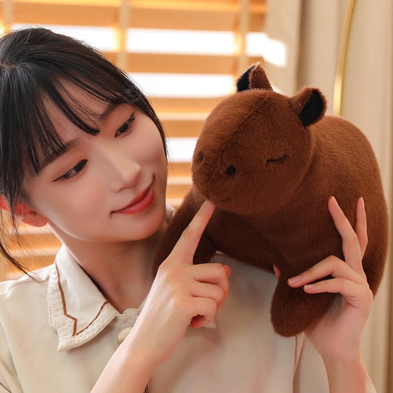 kawaiies-softtoys-plushies-kawaii-plush-Fluffy Cute Capybara Plushie Soft toy 