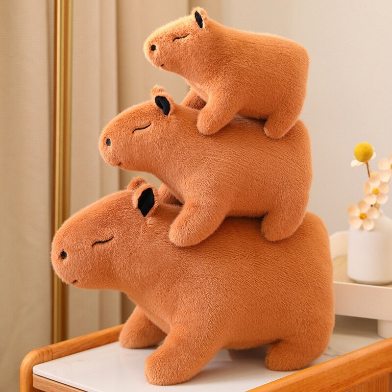 kawaiies-softtoys-plushies-kawaii-plush-Fluffy Cute Capybara Plushie Soft toy 