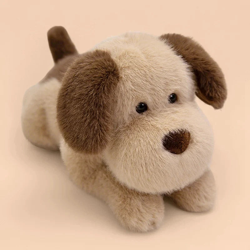 kawaiies-softtoys-plushies-kawaii-plush-Fluffy Dog Trio Plushies Soft toy Dark Brown 40cm 