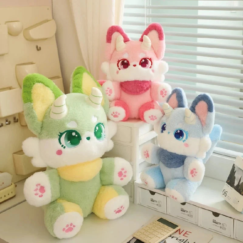 kawaiies-softtoys-plushies-kawaii-plush-Fluffy Dreamy Horned Fox Plushies Soft toy 