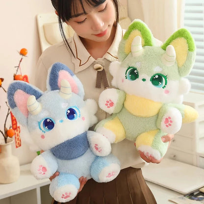 kawaiies-softtoys-plushies-kawaii-plush-Fluffy Dreamy Horned Fox Plushies Soft toy 