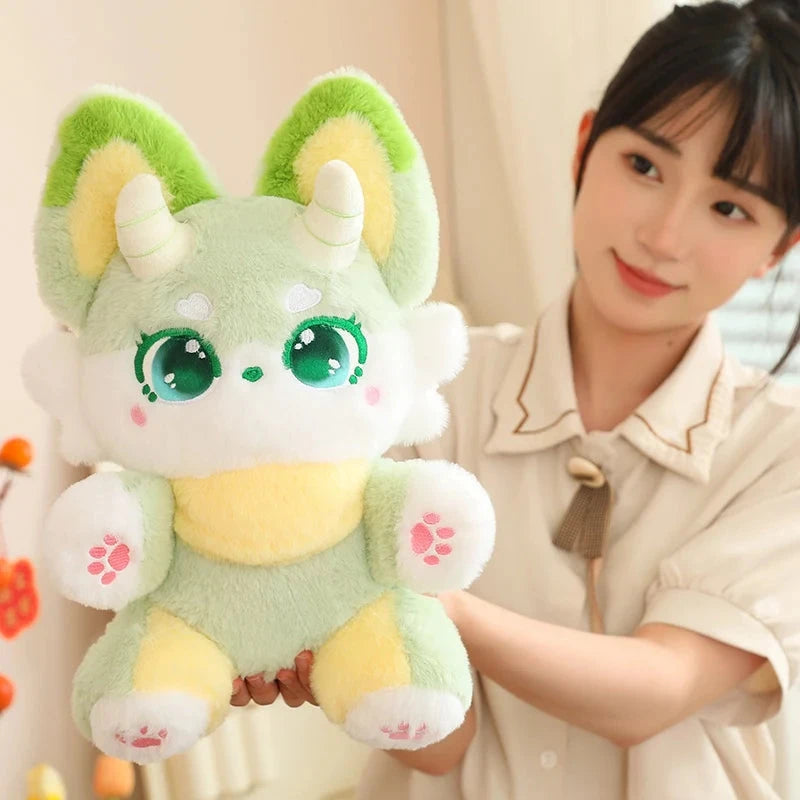 kawaiies-softtoys-plushies-kawaii-plush-Fluffy Dreamy Horned Fox Plushies Soft toy 