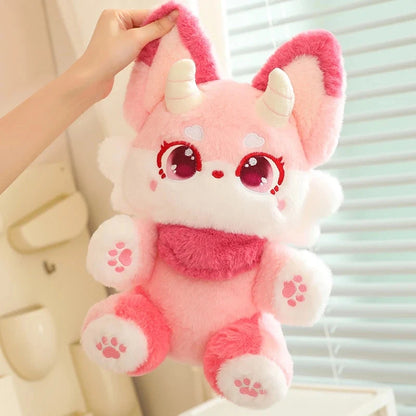 kawaiies-softtoys-plushies-kawaii-plush-Fluffy Dreamy Horned Fox Plushies Soft toy 