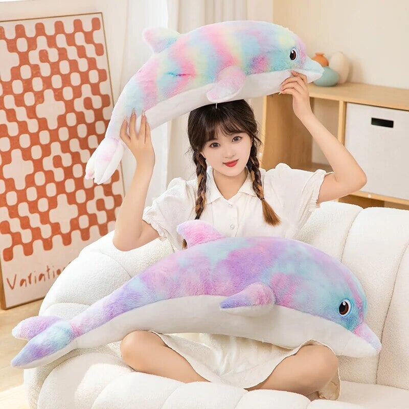 kawaiies-softtoys-plushies-kawaii-plush-Fluffy Galaxy Dolphin Plushies Soft toy 