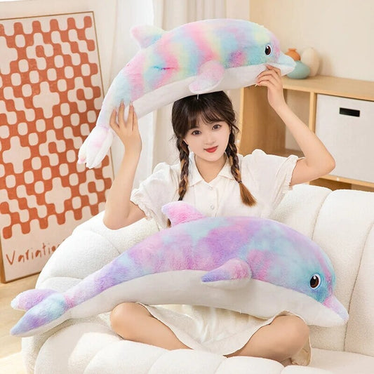 kawaiies-softtoys-plushies-kawaii-plush-Fluffy Galaxy Dolphin Plushies Soft toy 