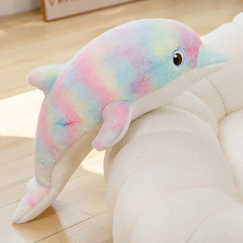 kawaiies-softtoys-plushies-kawaii-plush-Fluffy Galaxy Dolphin Plushies Soft toy Pink 20in / 50cm 