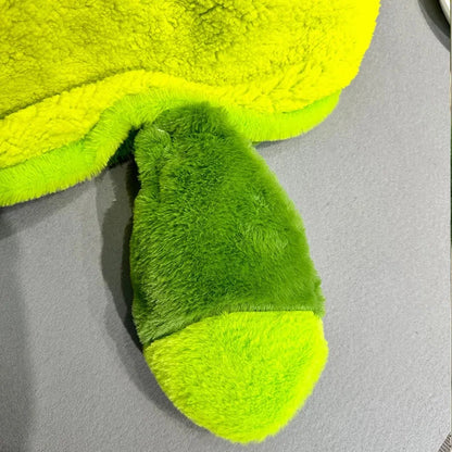 kawaiies-softtoys-plushies-kawaii-plush-Fluffy Green Cat Cloak Hooded Blanket Cape Apparel 