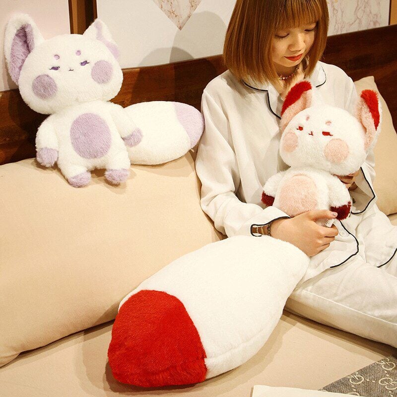 kawaiies-softtoys-plushies-kawaii-plush-Fluffy Huge Tail Kawaii Fox Plushies Soft toy 