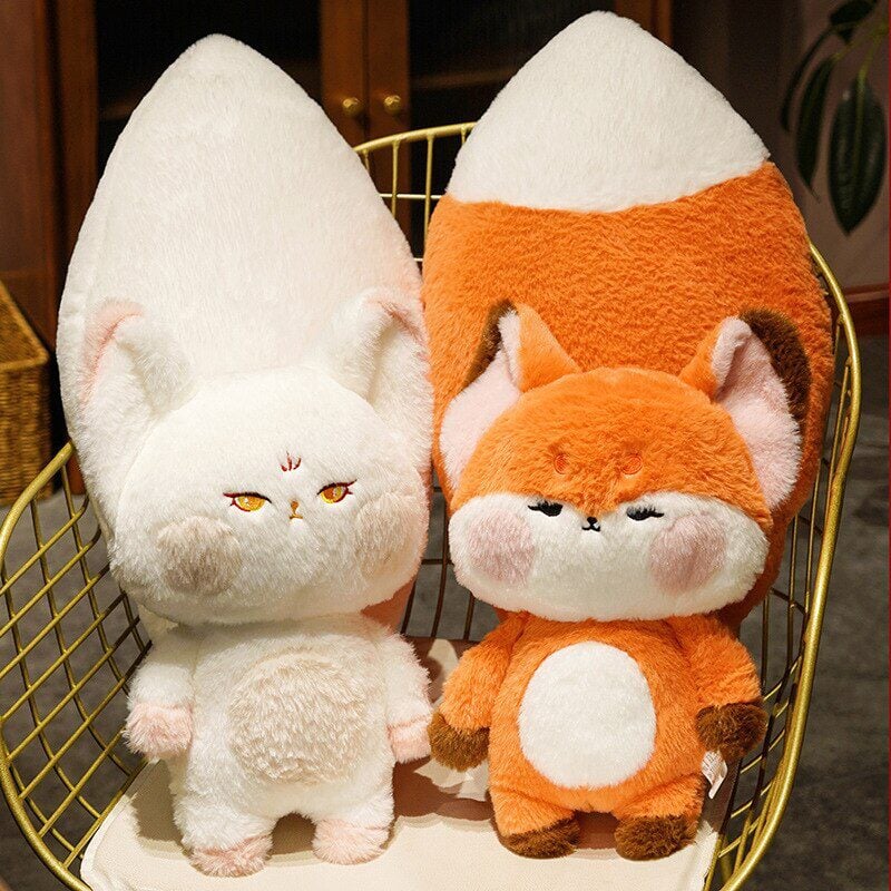 kawaiies-softtoys-plushies-kawaii-plush-Fluffy Huge Tail Kawaii Fox Plushies Soft toy 