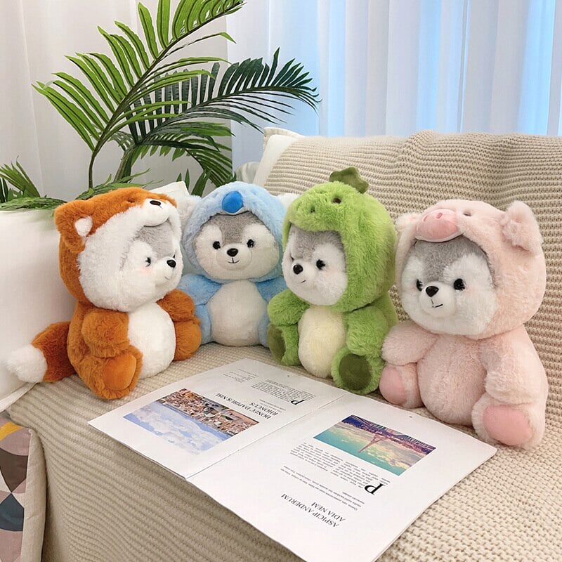 kawaiies-softtoys-plushies-kawaii-plush-Fluffy Husky Plushie Squad | NEW Soft toy 