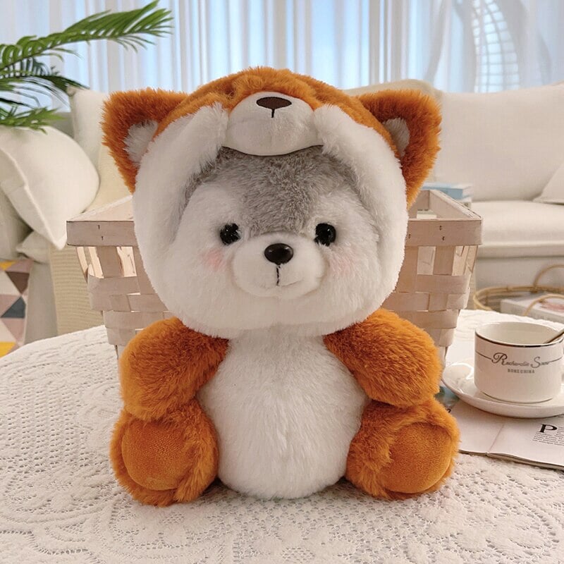 kawaiies-softtoys-plushies-kawaii-plush-Fluffy Husky Plushie Squad | NEW Soft toy Fox 20cm 