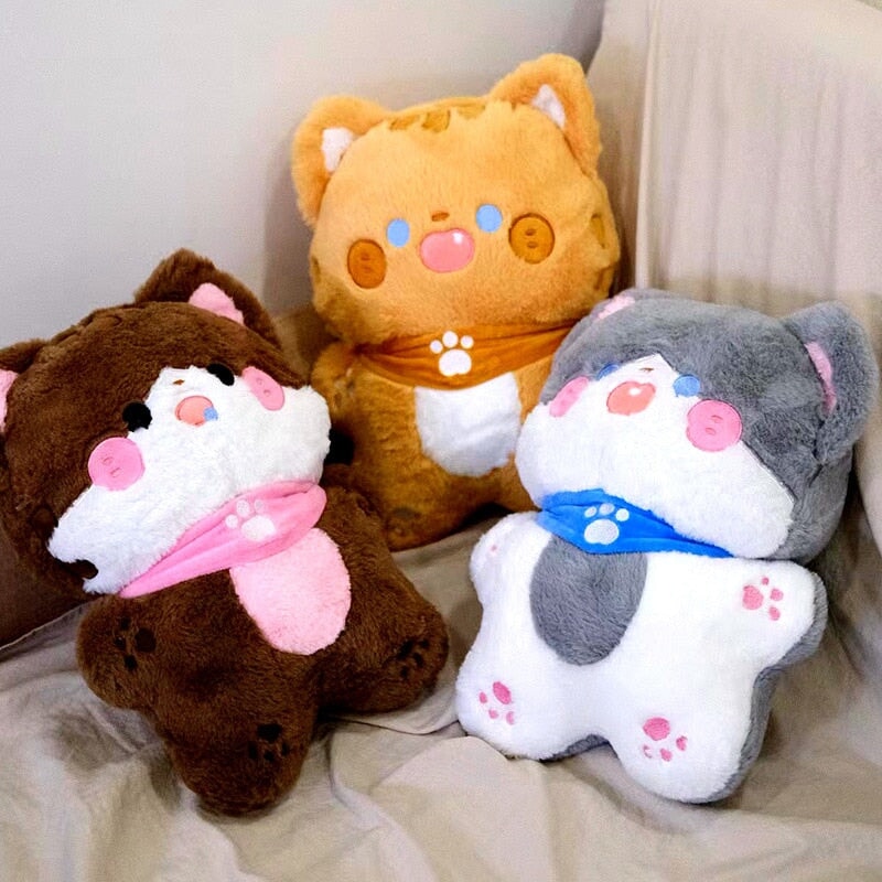 kawaiies-softtoys-plushies-kawaii-plush-Fluffy Kawaii Cat Squad Plushies Soft toy 