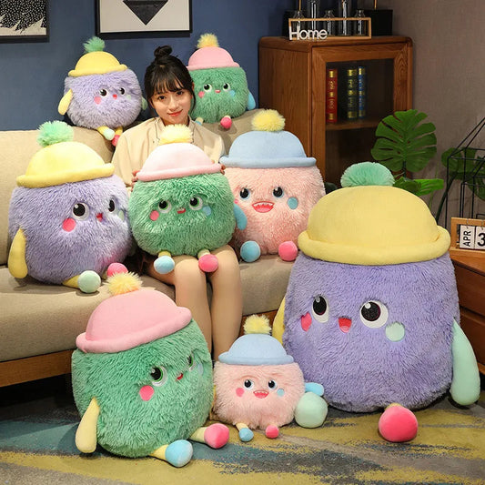 kawaiies-softtoys-plushies-kawaii-plush-Fluffy Monster Milk Bottles Plushie Soft toy 