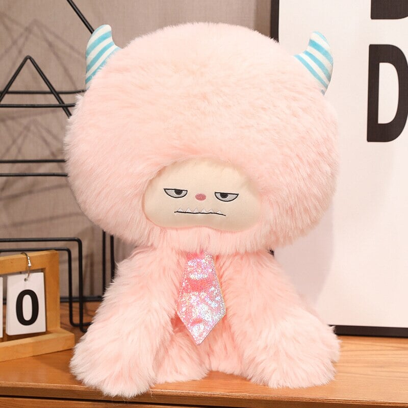 kawaiies-softtoys-plushies-kawaii-plush-Fluffy Monsters Plushie Family Soft toy Pink 