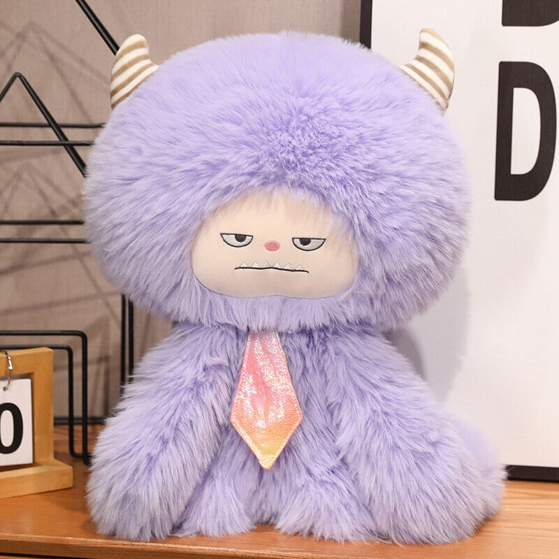 kawaiies-softtoys-plushies-kawaii-plush-Fluffy Monsters Plushie Family Soft toy Purple 