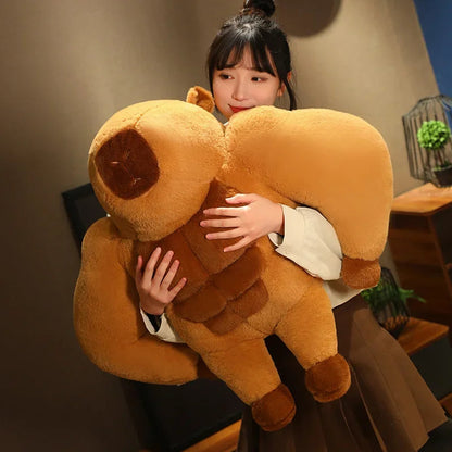 kawaiies-softtoys-plushies-kawaii-plush-Fluffy Muscular Capybara Plush Soft toy 